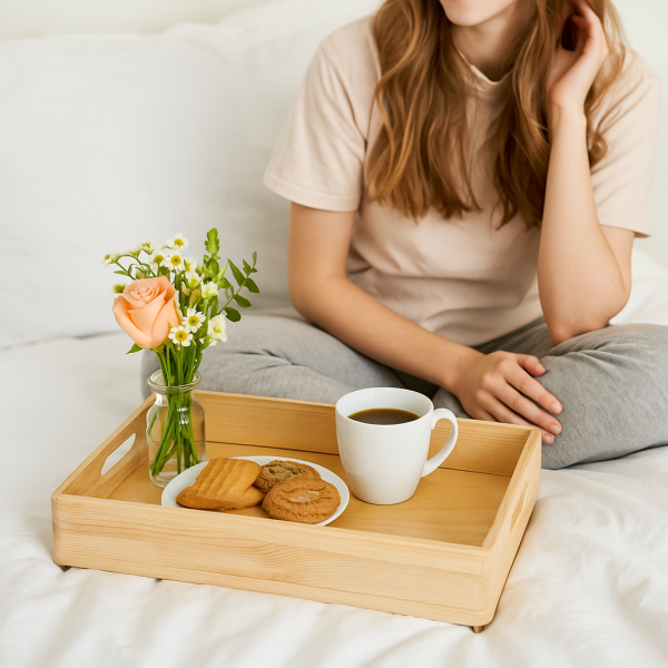 Drewniana skrzynka 40x30x7 cm – naturalne drewno sosnowe