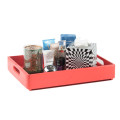 Skrzynka drewniana 40x30x6 cm Pure red