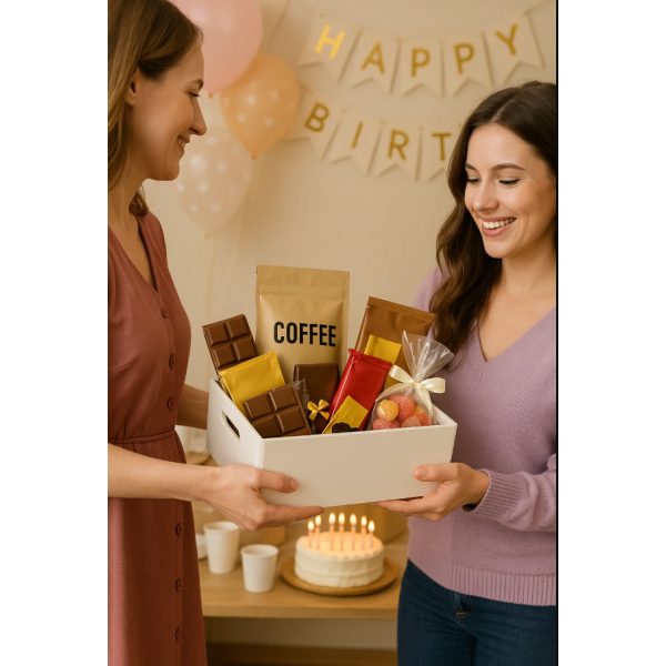 Skrzynka drewniana 30x20x13,5 cm Biała