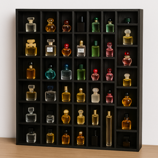 Półka drewniana 52x4x46 czarna