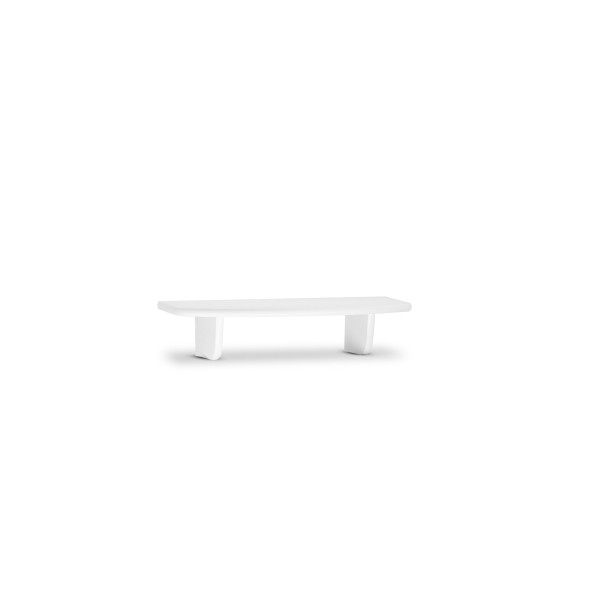 Półka drewniana ścienna 45 cm Signal white