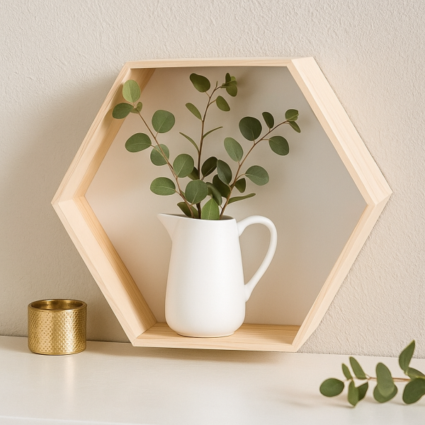 Półka plaster miodu "heksagon"  31x27x13