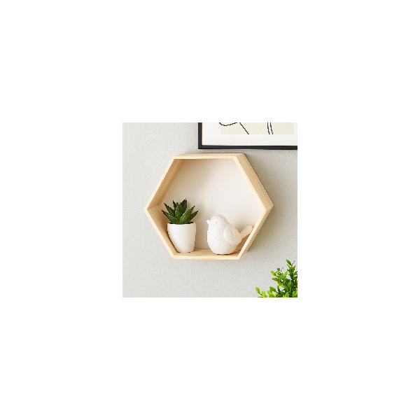Półka plaster miodu "heksagon" 35x30,5x14 cm