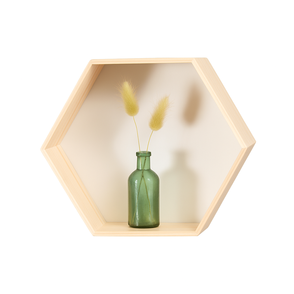 Półka plaster miodu "heksagon"38,5x33,5x15