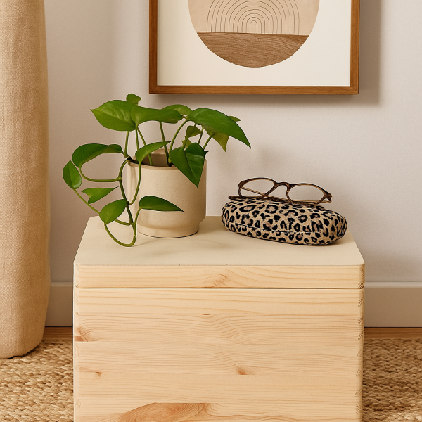 Drewniana Skrzynka z Pokrywą 40x30x23 cm – Naturalne Drewno Sosnowe Drewniana Skrzynka z Pokrywą 40x30x23 cm – Naturalne Drewno Sosnowe