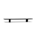 Półka drewniana ścienna 90 cm Jet black