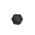 Półki drewniane plaster miodu "heksagon" Jet black