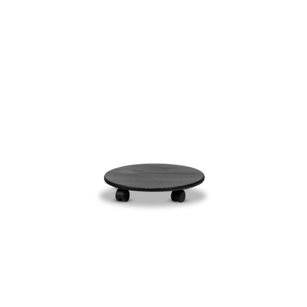 Podstawek drewniany okrągły 35 cm Jet black Podstawek drewniany okrągły 35 cm Jet black