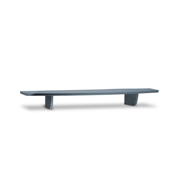 Półka drewniana ścienna 90 cm Silver grey Półka drewniana ścienna 90 cm Silver grey
