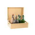 Skrzynka drewniana z deklem 40x30x13,5 cm Sand yelloow