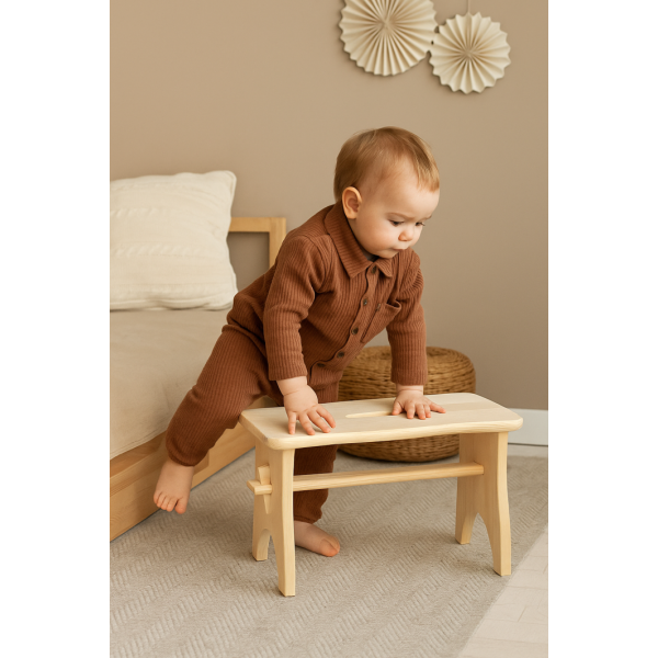 Stołek drewniany 38x18x21 cm