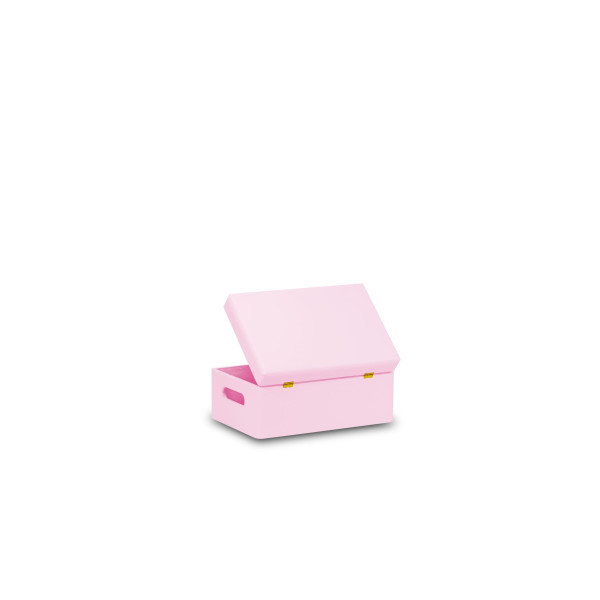 Skrzynka drewniana z deklem 30x20x13,5 /315005C Light pink ,dekiel ze sklejki Skrzynka drewniana z deklem 30x20x13,5 /315005C Light pink ,dekiel ze sklejki