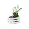 Skrzynka drewniana duża 46x31x25 cm Signal white