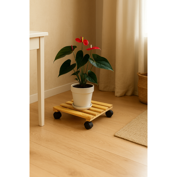 Podstawek drewniany kwadratowy 30x30x8 cm