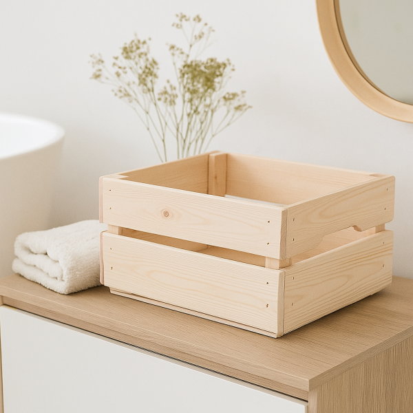 Skrzynka drewniana mała 31x23x15 cm