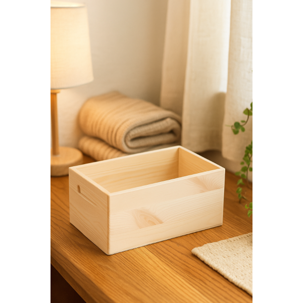 Skrzynka drewniana 21x12x9,5 cm