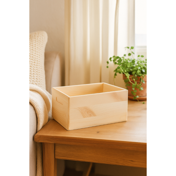 Skrzynka drewniana 21x12x9,5 cm