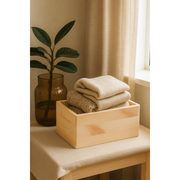 Skrzynka drewniana 25x16x11 cm