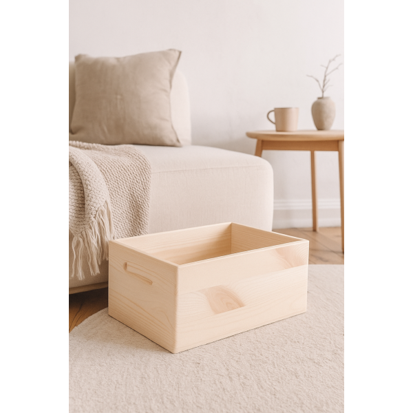 Skrzynka drewniana 33x25x15,5 cm