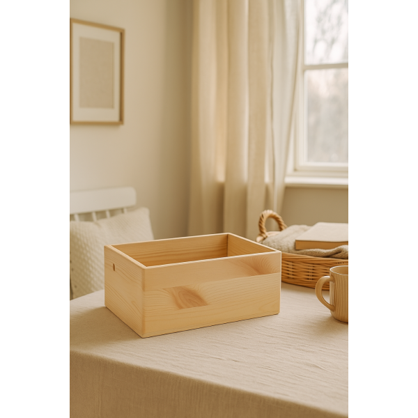 Skrzynka drewniana 33x25x15,5 cm