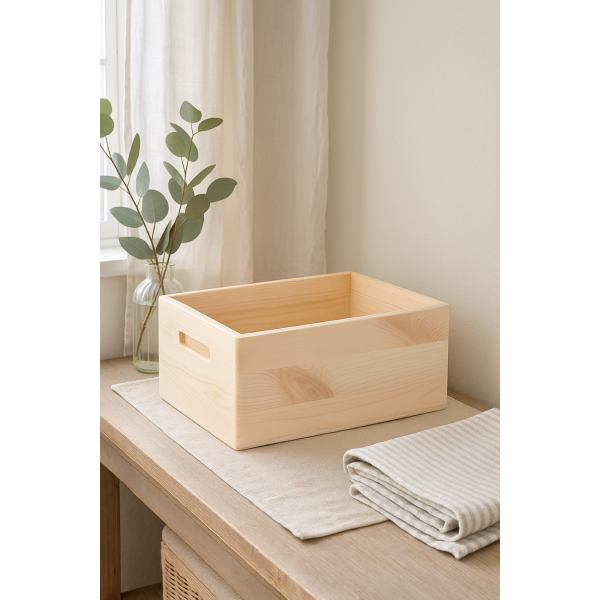 Skrzynka drewniana 37x28x17,5 cm