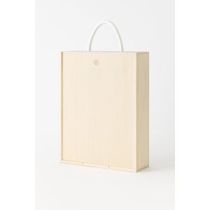 Skrzynka drewniana 30x11x35 cm na wino "3"