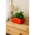 Doniczka drewniana 28x16x12 cm Czerwona