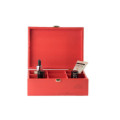 Herbaciarka drewniana 21x16x8,5 cm Pure red