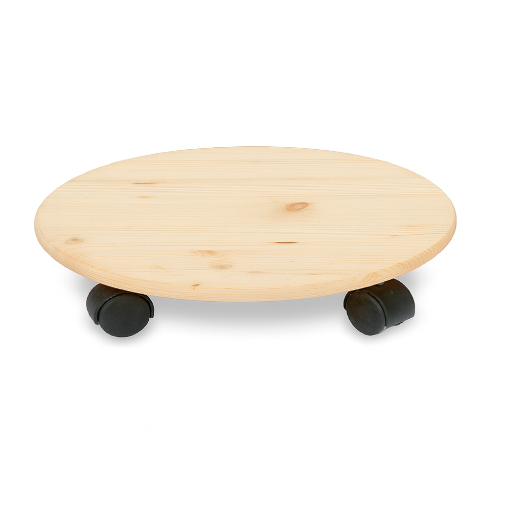 Podstawek  drewniany okrągły 35cm Natural wood