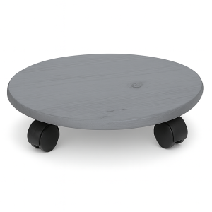 Podstawek  drewniany okrągły 35 cm Szary