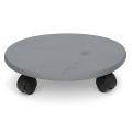 Podstawek  drewniany okrągły 35 cm Szary