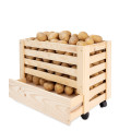 Skrzynka drewniana na ziemniaki 61x42x43 cm