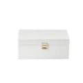 Herbaciarka drewniana 21x16x8,5 cm  Signal white