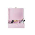 Herbaciarka drewniana 21x16x8,5 cm Light pink