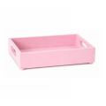 Skrzynka drewniana 30x20x7 cm Ligth pink