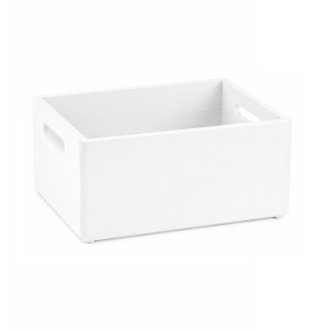 Skrzynka drewniana 30x20x13,5cm Signal white