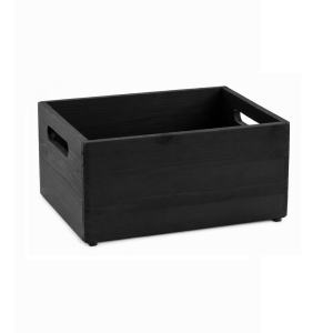 Skrzynka drewniana 30x20x13,5cm Black
