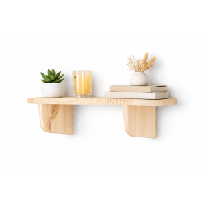 Półka drewniana ścienna 45 cm