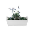 Doniczka drewniana 35x14,5x13 cm Signal white