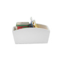 Doniczka drewniana 28x16x12cm Signal white