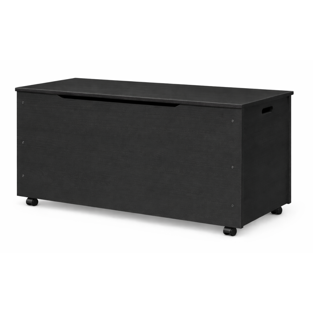 Drewniana skrzynia na zabawki / pojemnik do przechowywania z kółkami – 90x48x51 cm