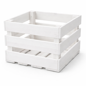 Skrzynka drewniana listewkowa 40x40x29,5  cm