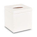 Chustecznik drewniany 13x13x14 cm Signal white