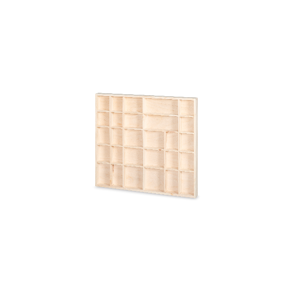 Półka drewniana 45x4x40 cm Czarna