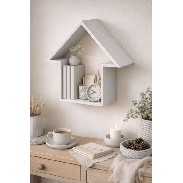 Regał drewniany strzałka 50x20x50cm