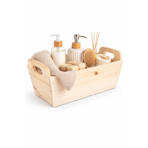 Doniczka drewniana 35x14,5x13 cm