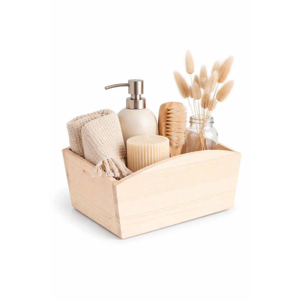 Doniczka drewniana 24x13x10,5 cm