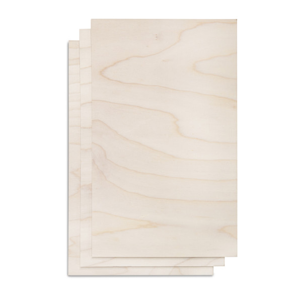 Sklejka 3 mm A3 420x300 mm – zestaw 3 szt. do laserów i DIY