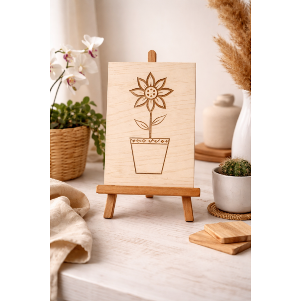 Sklejka 3 mm A4 300x210 mm – zestaw 10 szt. do laserów i DIY