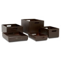 Skrzynka drewniana 30x20x7 cm Sepia brown